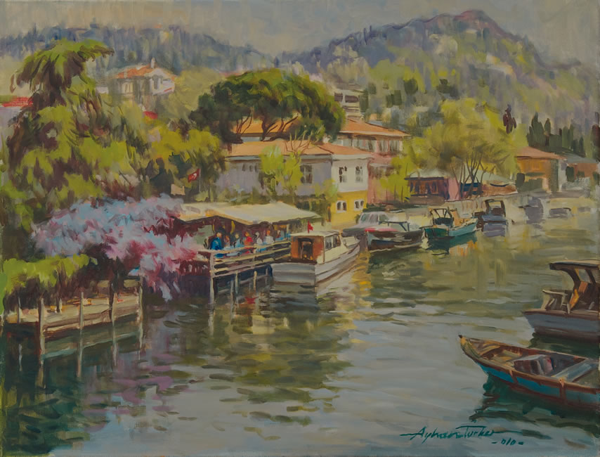 Ayhan Türker – Göksu’da Mor Salkımlı Kahve