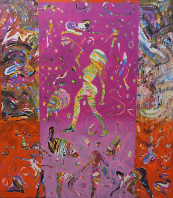 Memduh Kuzay – Soyut Kompozisyon IV