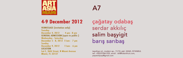 SERDAR AKKILIÇ & ÇAĞATAY ODABAŞ @ ART ASIA MIAMI